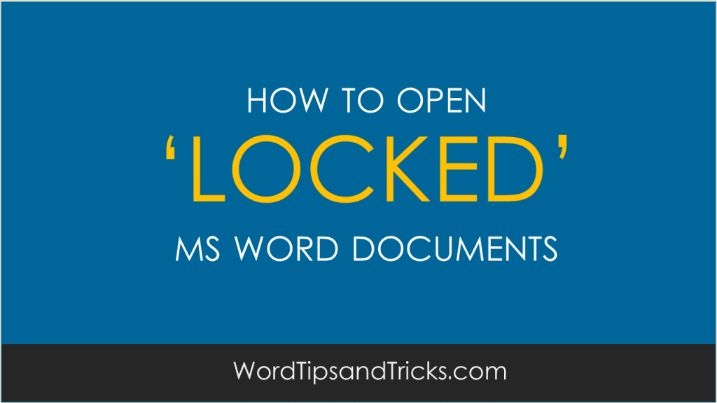 ms-word-locked-documents