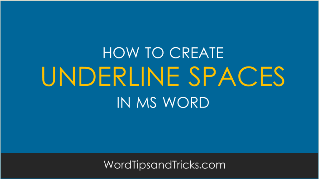 ms-word-underline-spaces