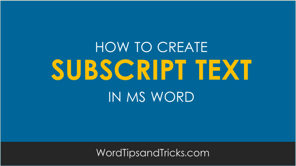 ms-word-subscript-text-create