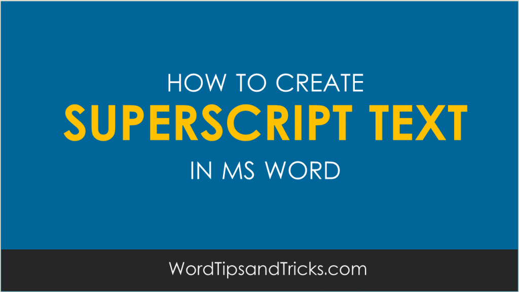 ms-word-superscript-text-create