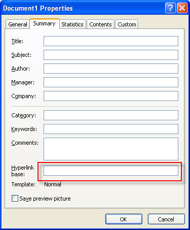How to create Absolute and Relative Hyperlinks in Word 2007 & 2003 documents 6