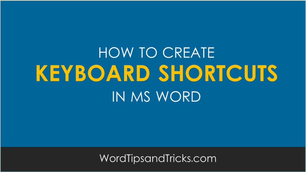 ms-word-create-keyboard-shortcuts