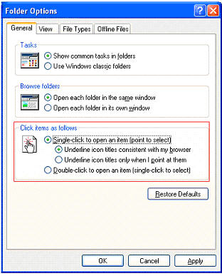 How To Open Document Folders With A Single, Not Double, Click