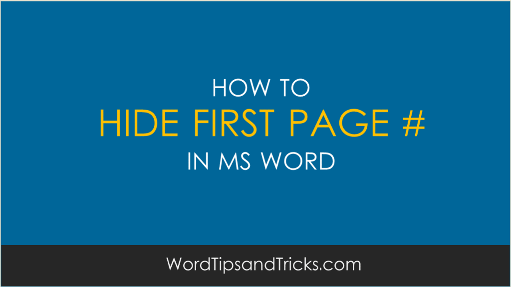 ms-word-how-to-hide-first-page